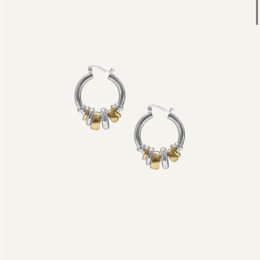 NWT Laura Lombardi Two-Tone Radda Earrings